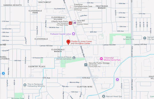 Sacramento, CA Map