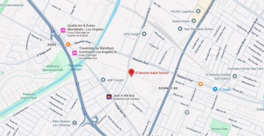 Pico Rivera, CA Map